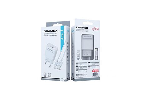 Dramex D21l Lightning Hızlı Şarj Aleti Beyaz