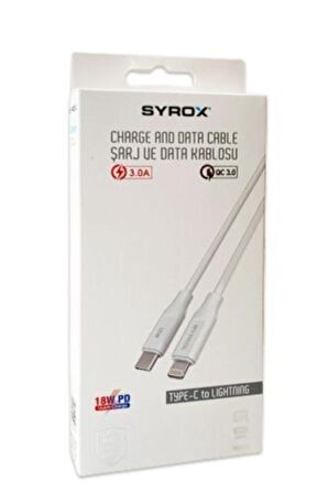 Pd18lk 18w 3.0a Type-c To Lightning Şarj Ve Data Kablosu