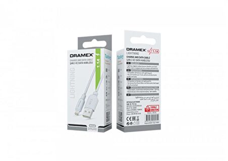 Dramex D11LKE 1.1 A Lightning Usb Şarj Ve Data Kablosu ( Ekonomik Mini Kutu)