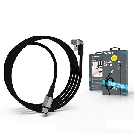 Syrox C132TL 30W PD Type-C Lightning İphone Oyun İçin Özel Tasarim Hasir Hızlı Şarj Data Kablosu