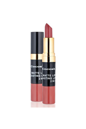 Ruj - Matte Smile Lipstick & Lipgloss 2 in 1 06 Rusty 8681569700512