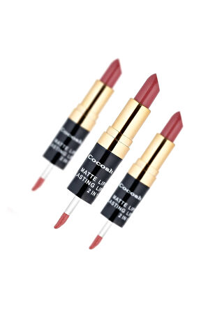 Ruj - Matte Smile Lipstick & Lipgloss 2 in 1 06 Rusty 8681569700512