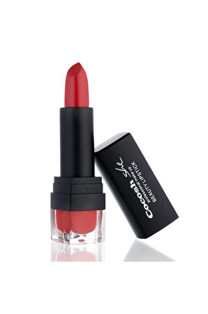 Beauty Lipstick Ruj 02 Pomegranate, Kremsi Formül, Saten Görünüm, Orta-Tam Kapatıcılık