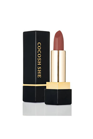 Silk Velvet Lipstick Ruj 01 Rust, Nemlendirici Etki, Yoğun Pigmentasyon, Kadifemsi Dudaklar