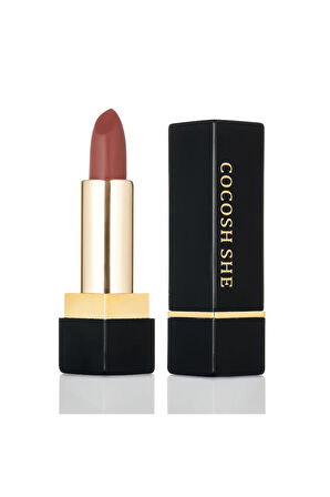 Silk Velvet Lipstick Ruj 01 Rust, Nemlendirici Etki, Yoğun Pigmentasyon, Kadifemsi Dudaklar