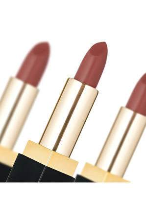 Silk Velvet Lipstick Ruj 01 Rust, Nemlendirici Etki, Yoğun Pigmentasyon, Kadifemsi Dudaklar