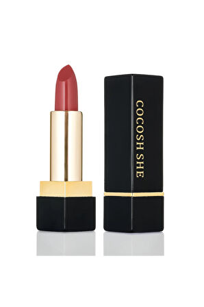 Silk Velvet Lipstick Ruj 05 Spice, Nemlendirici Etki, Yoğun Pigmentasyon, Kadifemsi Dudaklar