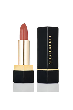 Silk Velvet Lipstick Ruj 07 Apricot, Nemlendirici Etki, Yoğun Pigmentasyon, Kadifemsi Dudaklar
