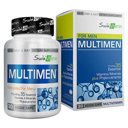 Suda Multimen Multivitamin 30 Kapsül