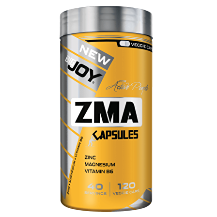 BigJoy Sports Magnezyum Çinko B6 Vitamin ZMA 120 Kapsül 40 Servis