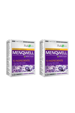Menowell - Menopoz Döneminde Kadın Sağlığı İçin Destek 60 Tablet x2 Adet