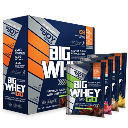 Bigjoy Sports BIG WHEYGO Whey Protein 68 Şase