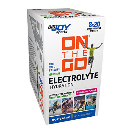 On The Go Electrolyte Hydration 20 Tablet x 8 Adet - ORMAN MEYVELERİ