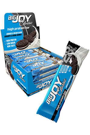 BİGJOY SPORTS- CLASSIC HIGH PROTEİN BAR COOKIE&CREAM 45g×16 Adet