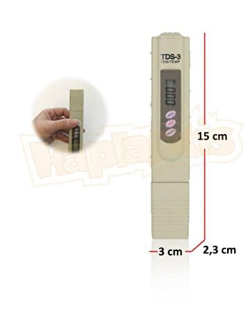 AEK-Tech TDS-3 Tds Metre Toplam Çözünmüş Tuz Ölçer