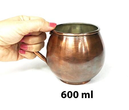 Terra Antik Bakır Kupa Bardak Mug