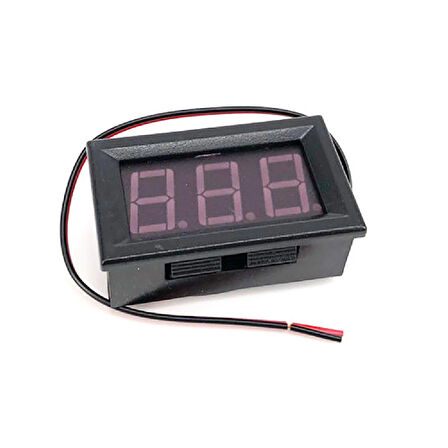 Dijital Mini Votmetre AC 70 -500V 0.56" LED Ekran