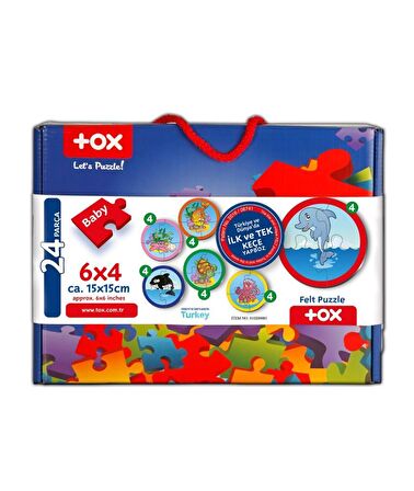 Tox Su Canlıları 2+ Keçe Yapboz - Puzzle T01