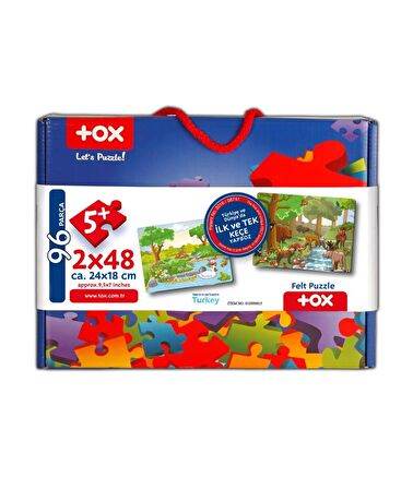 Tox Orman 5+ Keçe Yapboz - 5 Yaş Puzzle T15