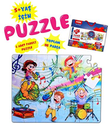 Tox Müzik 5+ Keçe Yapboz - 5 Yaş Puzzle T16