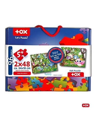 Tox Baykuş 5+ Keçe Yapboz - 5 Yaş Puzzle T17