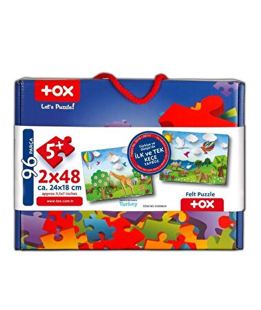 Tox Origami 5+ Keçe Yapboz - 5 Yaş Puzzle T18