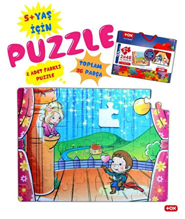 Tox Sahne 5+ Keçe Yapboz - 5 Yaş Puzzle T19