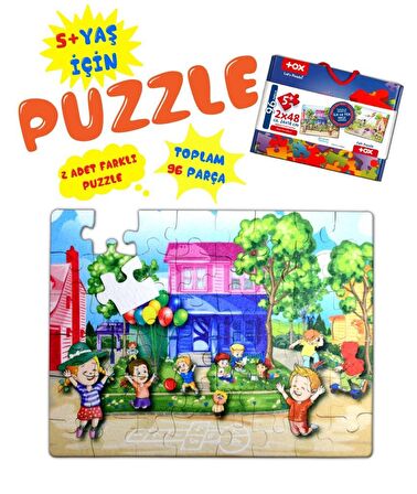 Tox Oyun Parkı 5+ Keçe Yapboz - 5 Yaş Puzzle T40