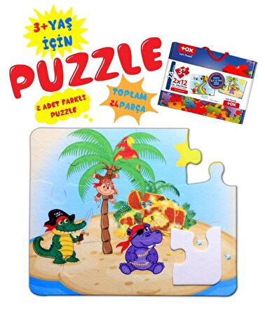 Tox Gökkuşağı 3+ Keçe Yapboz - 3 Yaş Puzzle T42