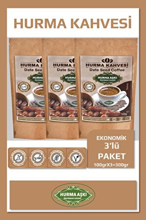 Hurma Aşkı Hurma Kahvesi 3X100Gr