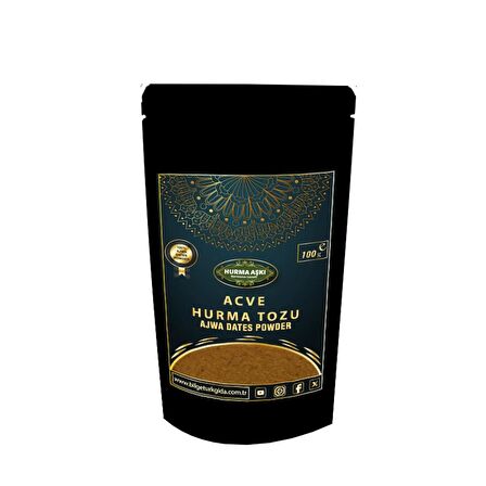 Hurma Aşkı Acve Hurma Tozu 100 Gr