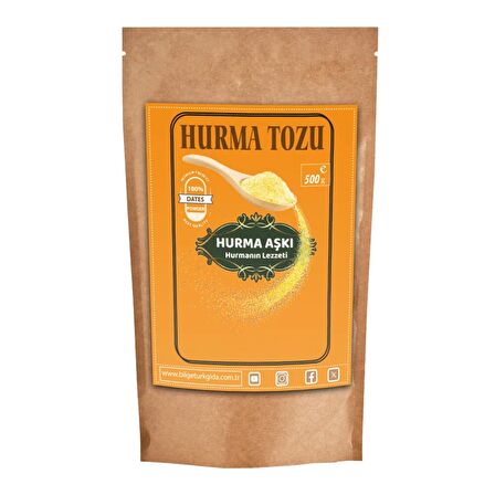 Hurma Aşkı Hurma Tozu 500 Gr