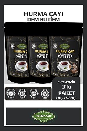 Hurma Aşkı Hurma Çayı Dem Bu Dem 200GrX3=600Gr