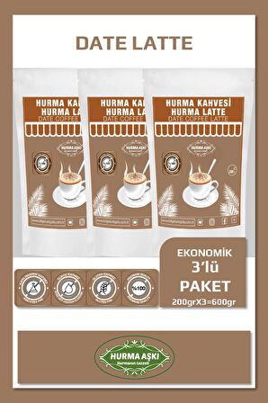 Hurma Aşkı Hurma Latte 200GrX3600Gr