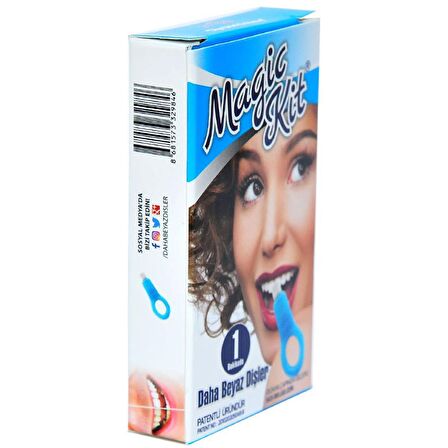 Magic Kit Diş Beyazlatıcı Diş Lekeleri Temizleme Seti 1 Kit