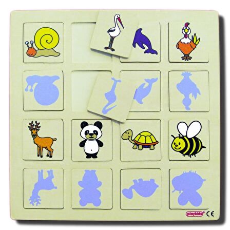 Edutoys Yaşam 16 Parça Çocuk Puzzle