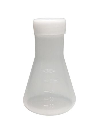 PLASTİK ERLENMAYER SET 5 ADET 50 ML