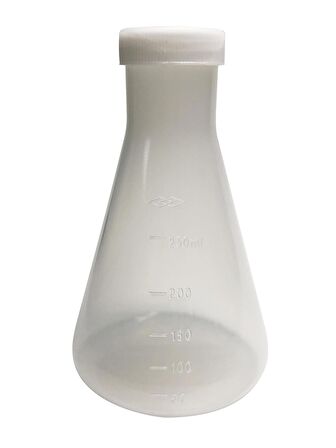 PLASTİK ERLENMAYER SET 5 ADET 250 ML