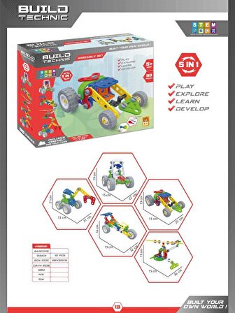 BUILD TECHNIC 5 IN 1 99 PARÇA