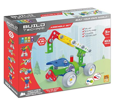 BUILD TECHNIC 5 IN 1 103 PARÇA