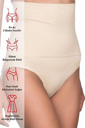 Ten 2009 Yüksek Bel Double Slip Korse