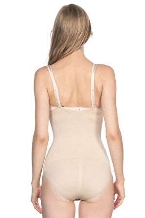 Kadın Ten Slip Body Life Korse 2023