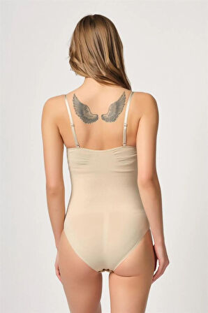 Ten 2043 Göğsü Açık Agraflı Body Korse