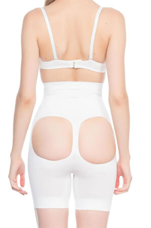 Ten 2032 Popo Açık Masajlı Boxer Korse