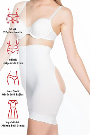 Ten 2032 Popo Açık Masajlı Boxer Korse