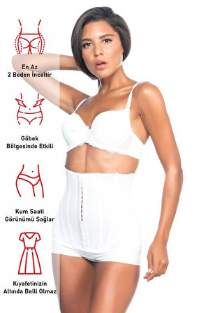 Kadın Ten Balenli Mideli Slip Korse Yeni Sezon (1 Adet Ekonomik)