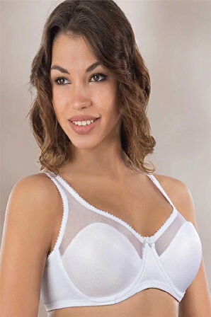 169 Basic Balenli Toparlayıcı Sütyen Beyaz