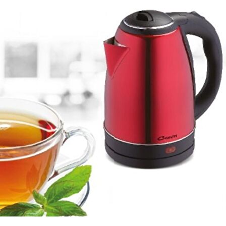 Conti Ck 239 Aqua Çelik Kettle Kırmızı