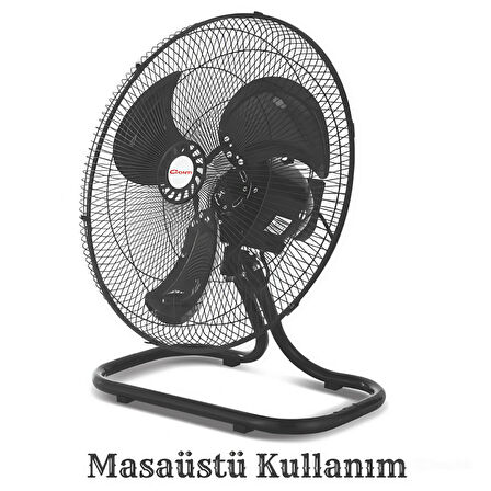 Conti CSF-410 Sanayi Tipi Vantilatör 3 Farklı Kullanım seçeneği