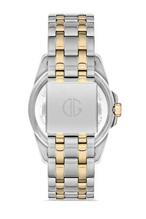 David Guner Gold Gümüş Çelik Kordon Erkek Kol Saati LDG-8267GA-D1